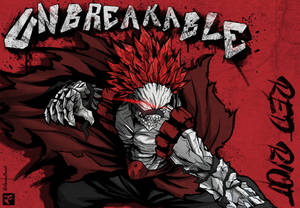 Eijiro Kirishima Red Riot Unbreakable Wallpaper