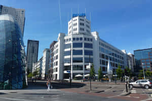 Eindhoven Philips Building Urban Landscape Wallpaper