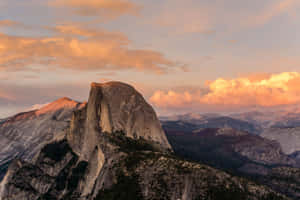 El Capitan Half Dome Mountain Peak Wallpaper