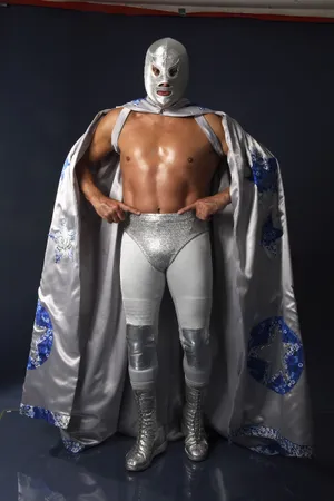 El Hijo Del Santo Wearing El Santo Mask Wallpaper