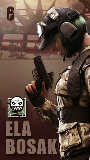 Ela Bosak, R6 Operator In Action Wallpaper
