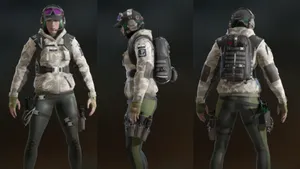 Ela R6 - A Skilled Defender In Action Wallpaper