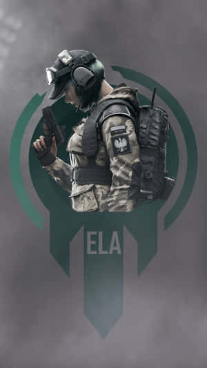 Ela R6: Defender In Action Wallpaper