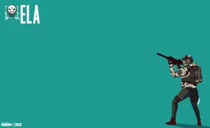 Ela R6: Elite Operator In Action Wallpaper