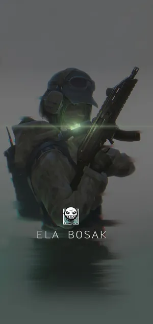 Ela R6 - Elite Operator In Tactical Combat Wallpaper
