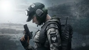 Ela R6 From Rainbow Six Siege In Action Wallpaper