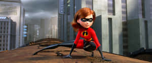 Elastigirl Action Pose Incredibles Wallpaper