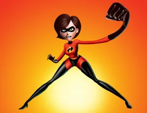 Elastigirl Hero Pose Wallpaper