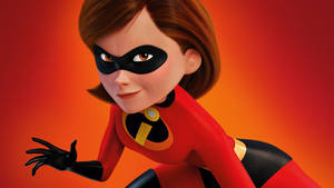 Elastigirl, Showing Off Her Incredible Elastic Powers. Wallpaper