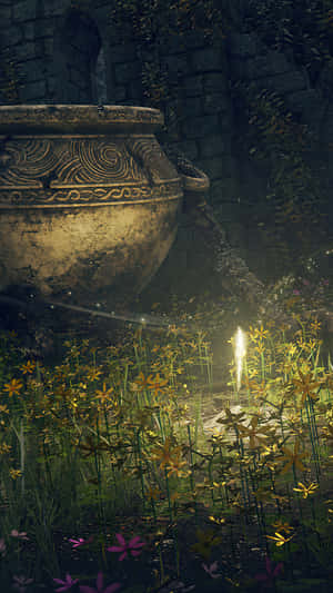 Elden Ring Mystical Garden Sunlight Wallpaper