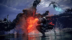 Elden Ring Nightreign Boss Fight Wallpaper