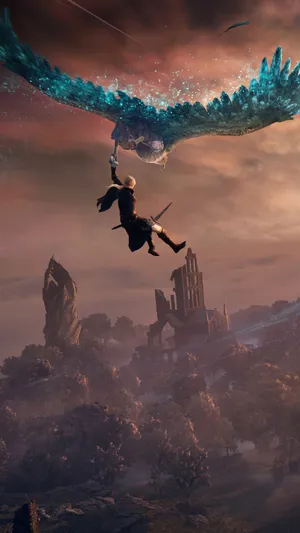 Elden Ring Nightreign Dragon Battle Wallpaper