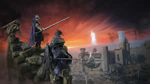 Elden Ring Nightreign Warriors Wallpaper