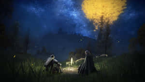 Elden Ring Starry Night Encounter Wallpaper