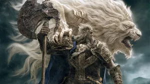 Elden_ Ring_ Warrior_and_ Beast Wallpaper