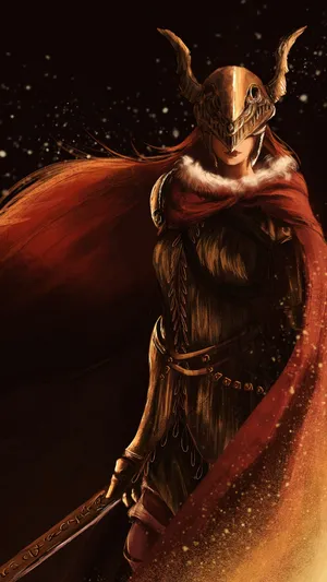 Elden Ring Warrior Artwork Wallpaper