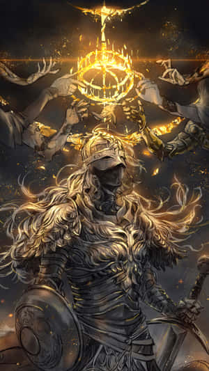 Elden Ring Warrior Beneath Erdtree Wallpaper