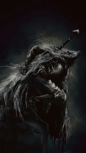 Elden Ring Wolf Knight Artwork Wallpaper