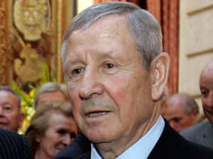 Elderly Gentlemanat Event Wallpaper