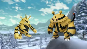 Electabuzz And Electivire In Alabaster Icelands Wallpaper