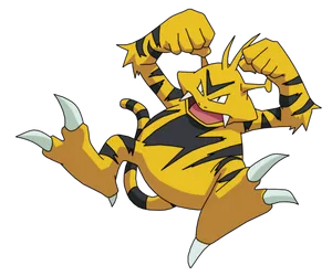Electabuzz White Background Wallpaper