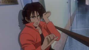 Electra From Cowboy Bebop In A Dynamic Action Pose. Wallpaper