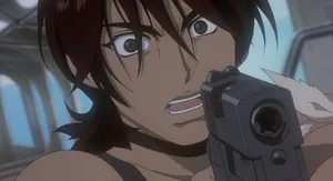 Electra Ovilo From Cowboy Bebop In An Intense Action Scene. Wallpaper