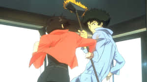 Electra Ovilo In Action In Cowboy Bebop Wallpaper