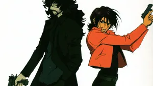 Electra Ovirowa From Cowboy Bebop In A Dramatic Pose Wallpaper