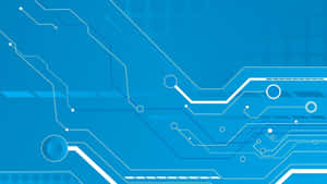 Electric Blue: A Colorful Illumination Wallpaper