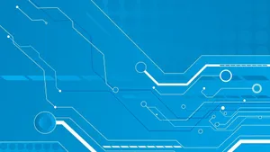 Electric Blue: A Colorful Illumination Wallpaper