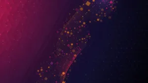 Electric Blue Light Fills The Night Sky As Cosmological Plasma Streams Across The Universe. Wallpaper