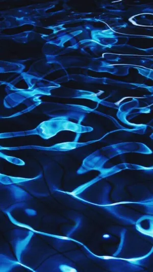 Electric Blue Water Ripples Aesthetic.jpg Wallpaper