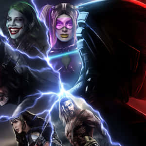 Electric Crossover D C Superheroes Wallpaper