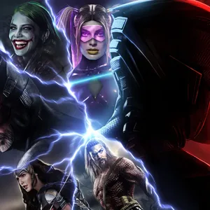 Electric Crossover D C Superheroes Wallpaper