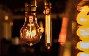 Electric Lamp Glow Wallpaper