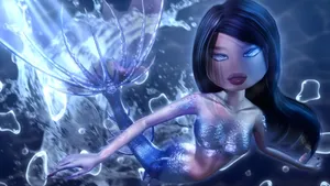 Electric Mermaid Style Wallpaper