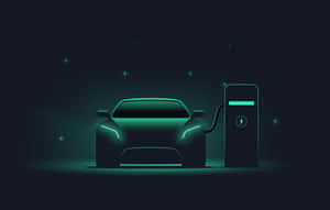 Electric Vehicle Charging On The Go Wallpaper