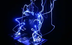 Electricity Effect On Dj Wallpaper