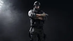 Electrifying Action Featuring Thermite In Rainbow Six Siege Wallpaper