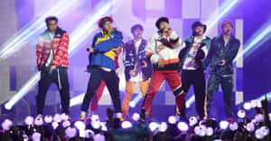 Electrifying Bts Live Concert Experience Wallpaper