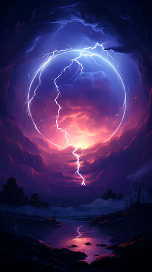 Electrifying_ Night_ Sky_ Artwork Wallpaper