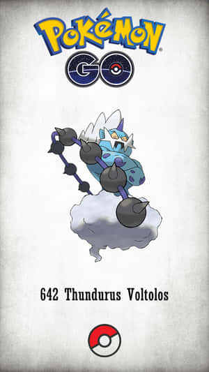 Electrifying Power - Thundurus From Pokemon Go Wallpaper