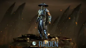 Electrifying Raiden From Mortal Kombat Wallpaper