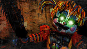 Electrifying Scrap Baby Wallpaper Wallpaper