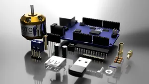 Electronic Components 1920 X 1080 Wallpaper Wallpaper