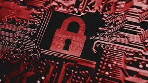 Electronic Components On A Printed Circuit Board Wallpaper