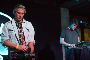 Electronic Duo Performing Live Wallpaper