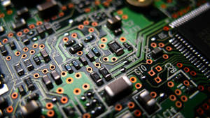 Electronics Circuit Board Parts Wallpaper