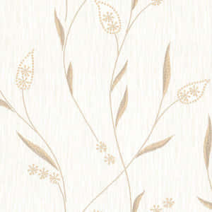 Elegance And Luxury: White Gold Wallpaper